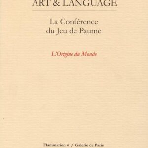Art & Language: la conférence du Jeu de Paume
